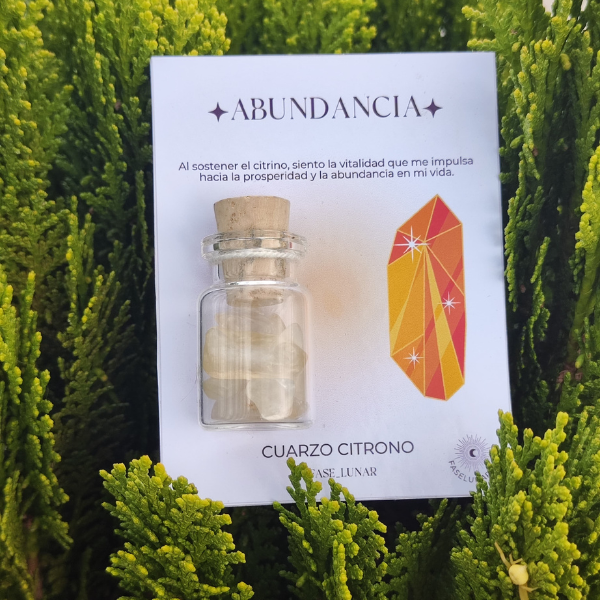 Regala Cristal para la Abundancia_ Cuarzo citrono