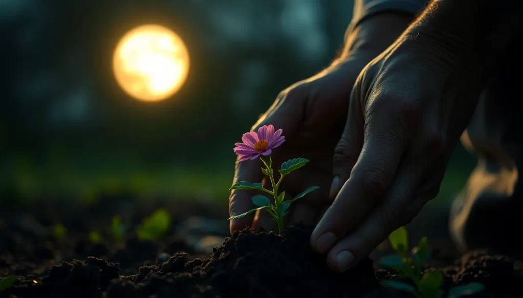 trasplantes de flores